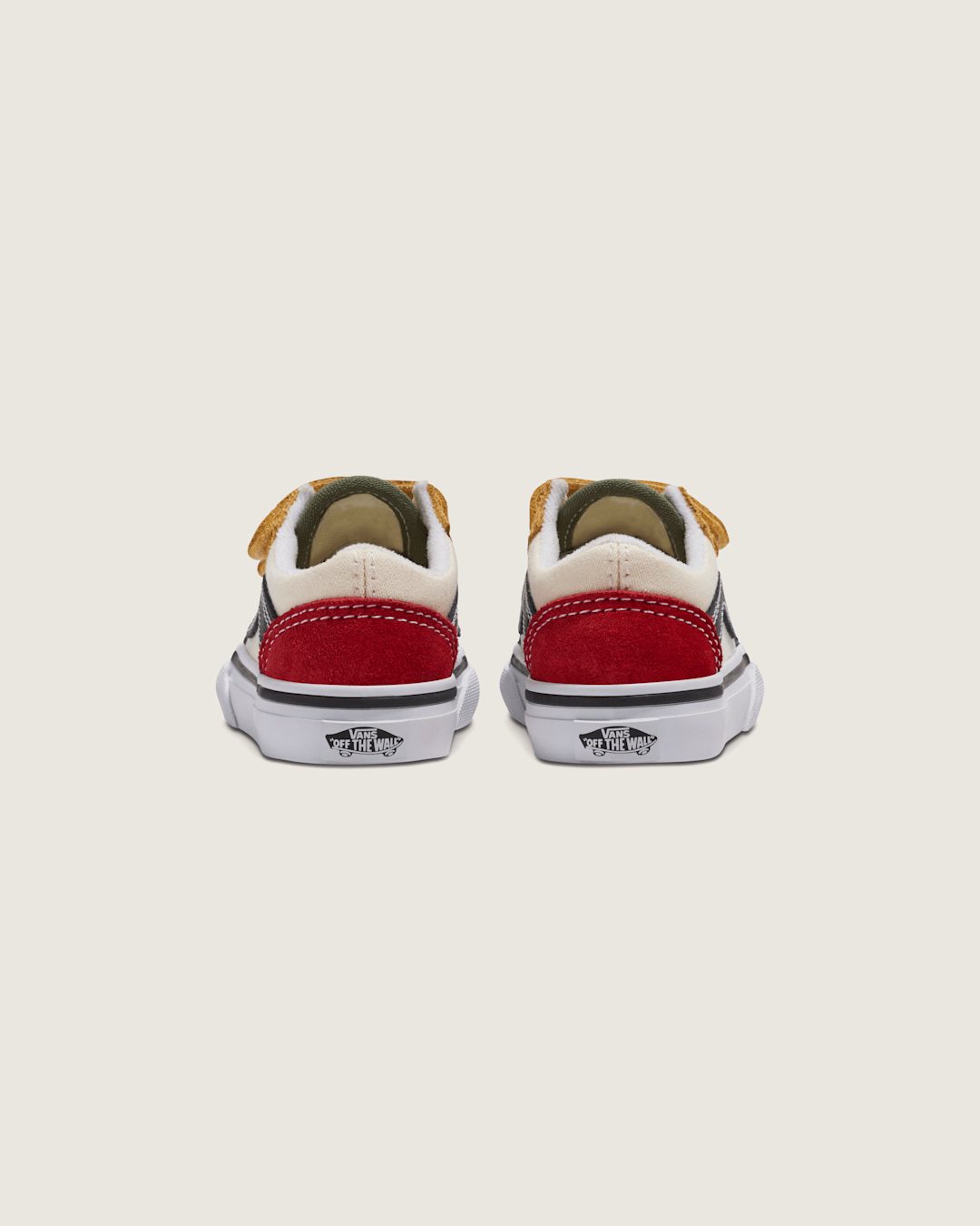 Toddler Old Skool V Shoe in Red / Blue | Vans discount