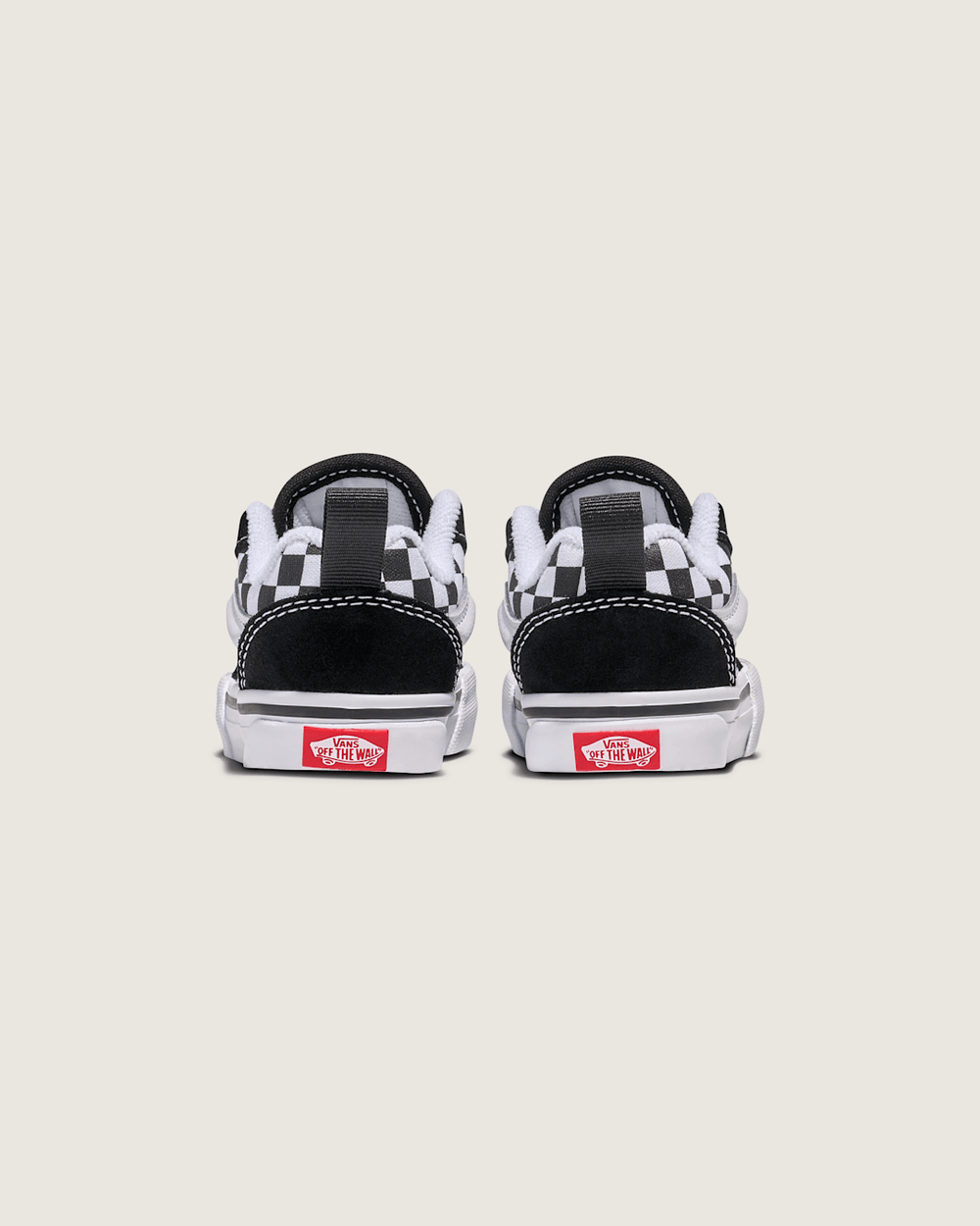 Toddler Knu Skool Checkerboard Shoe in Checkerboard Black / True White | Vans near me