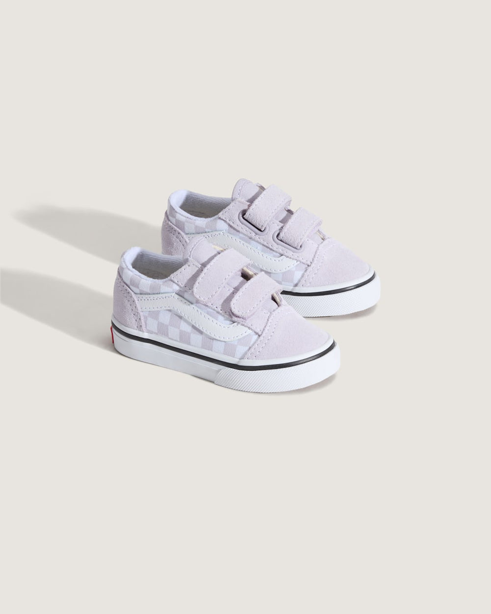Toddler Old Skool V Checkerboard Shoe in Checkerboard Lilac Mist Purple | Vans outlet