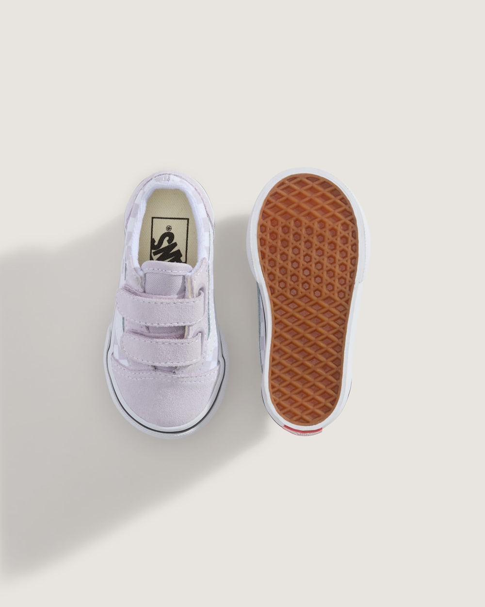 Toddler Old Skool V Checkerboard Shoe in Checkerboard Lilac Mist Purple | Vans outlet