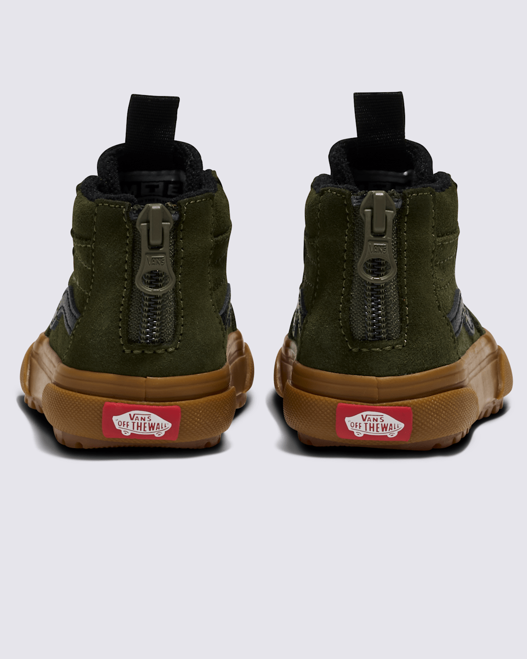 Toddler Sk8-Hi Zip Gum Shoe in Grape Leaf Green / Gum | Vans discount