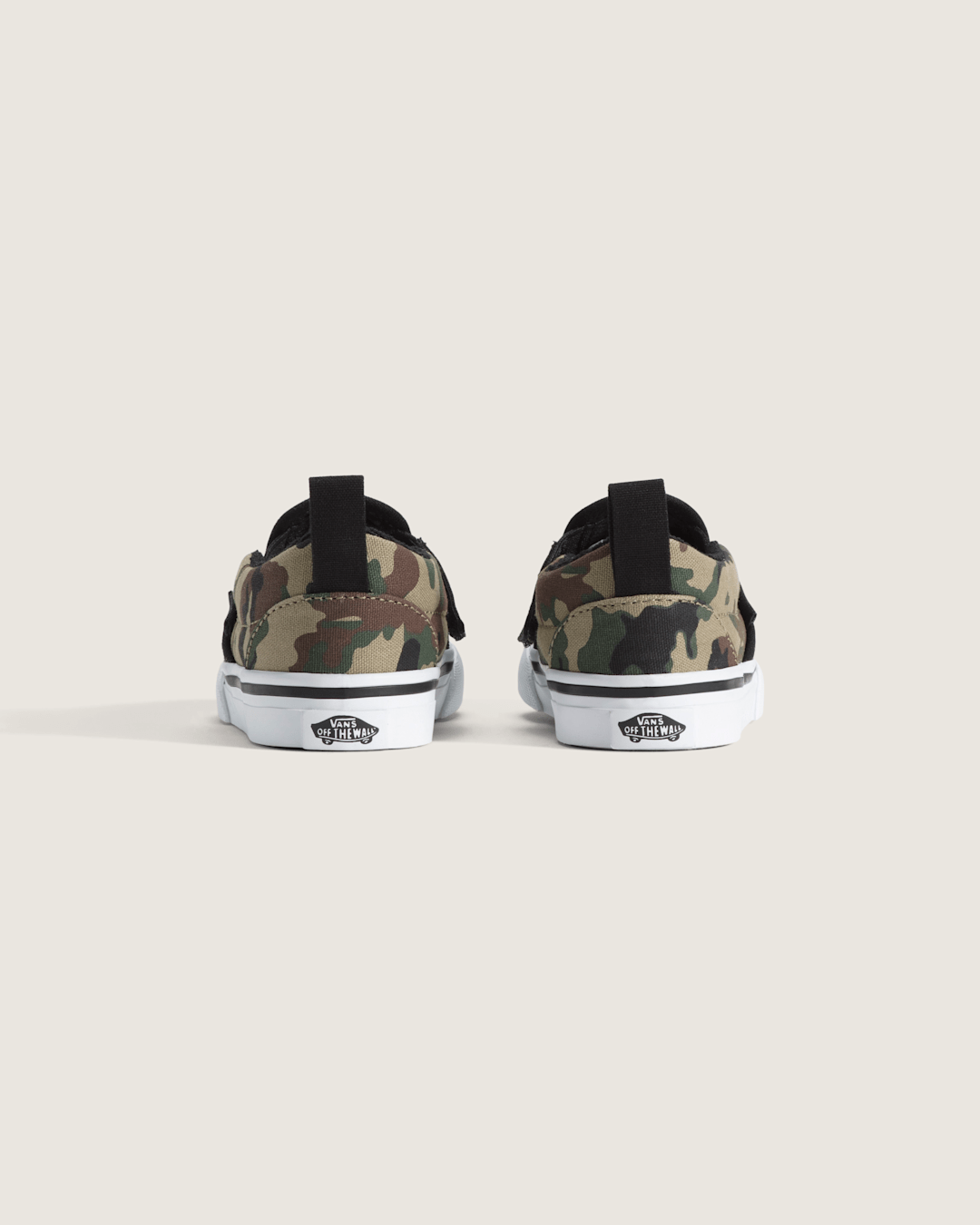 Toddler Classic Slip-On V Shoe in Camo Black / Green | Vans sale