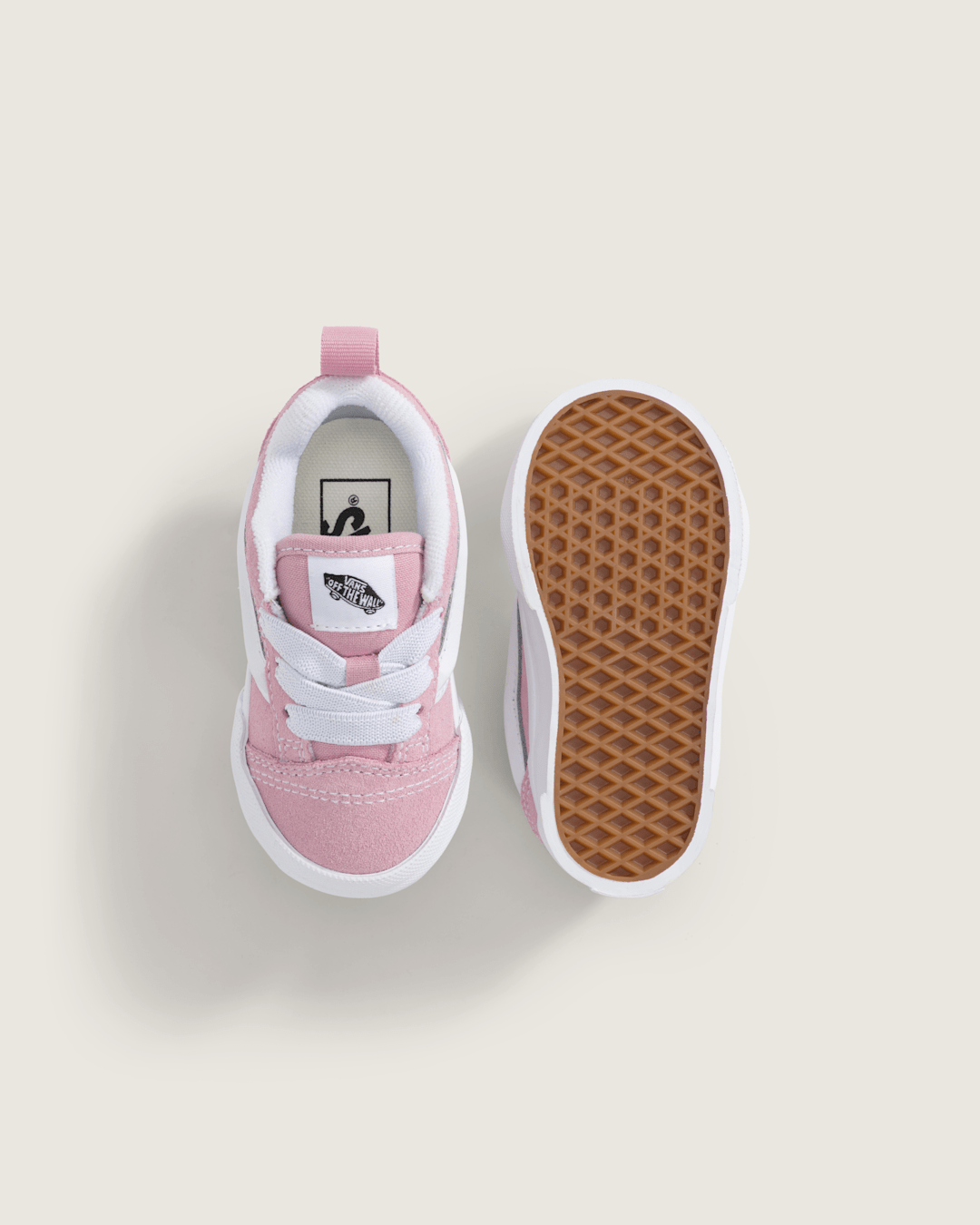 Toddler Knu Skool Shoe in Dawn Pink / True White | Vans online