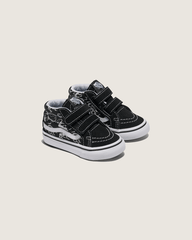 Toddler Sk8-Mid Reissue V Skeletons Shoe in Black | Vans on sale