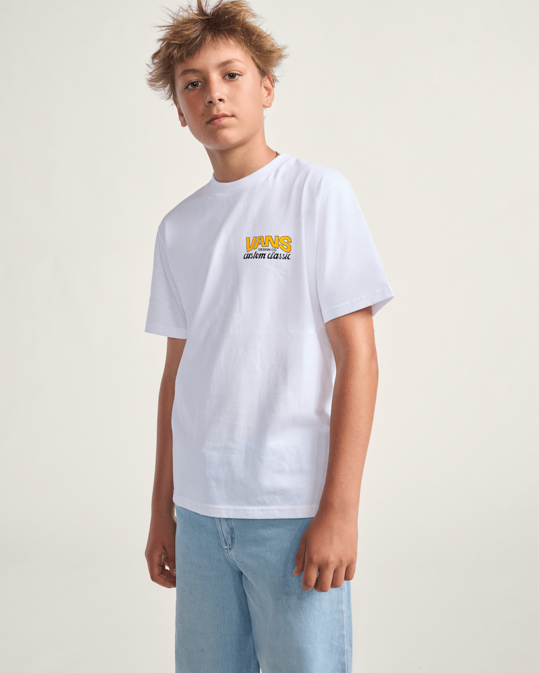 Kids Shop Front T-Shirt in White | Vans online