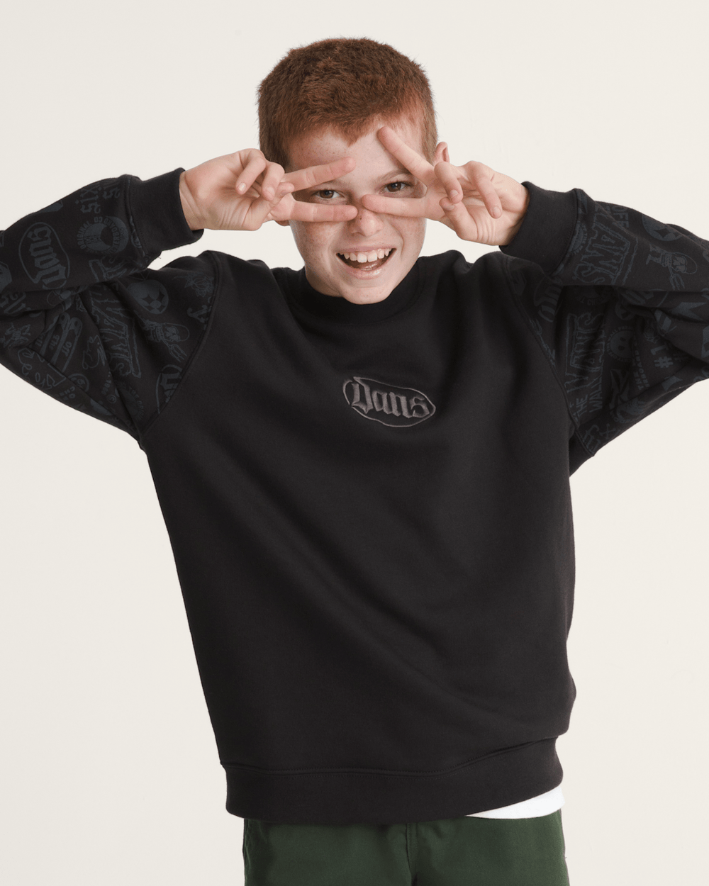 Kids Mixed Lot Crew Sweatshirt in Black | Vans discount
