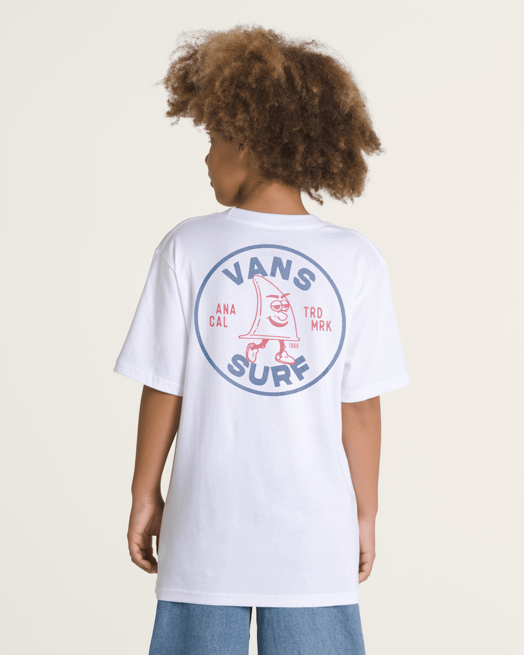 Kids Huck Fin T-Shirt in White | Vans on sale