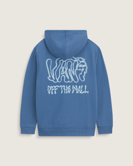Kids Rippled Zip Hoodie in True Navy Blue | Vans near me