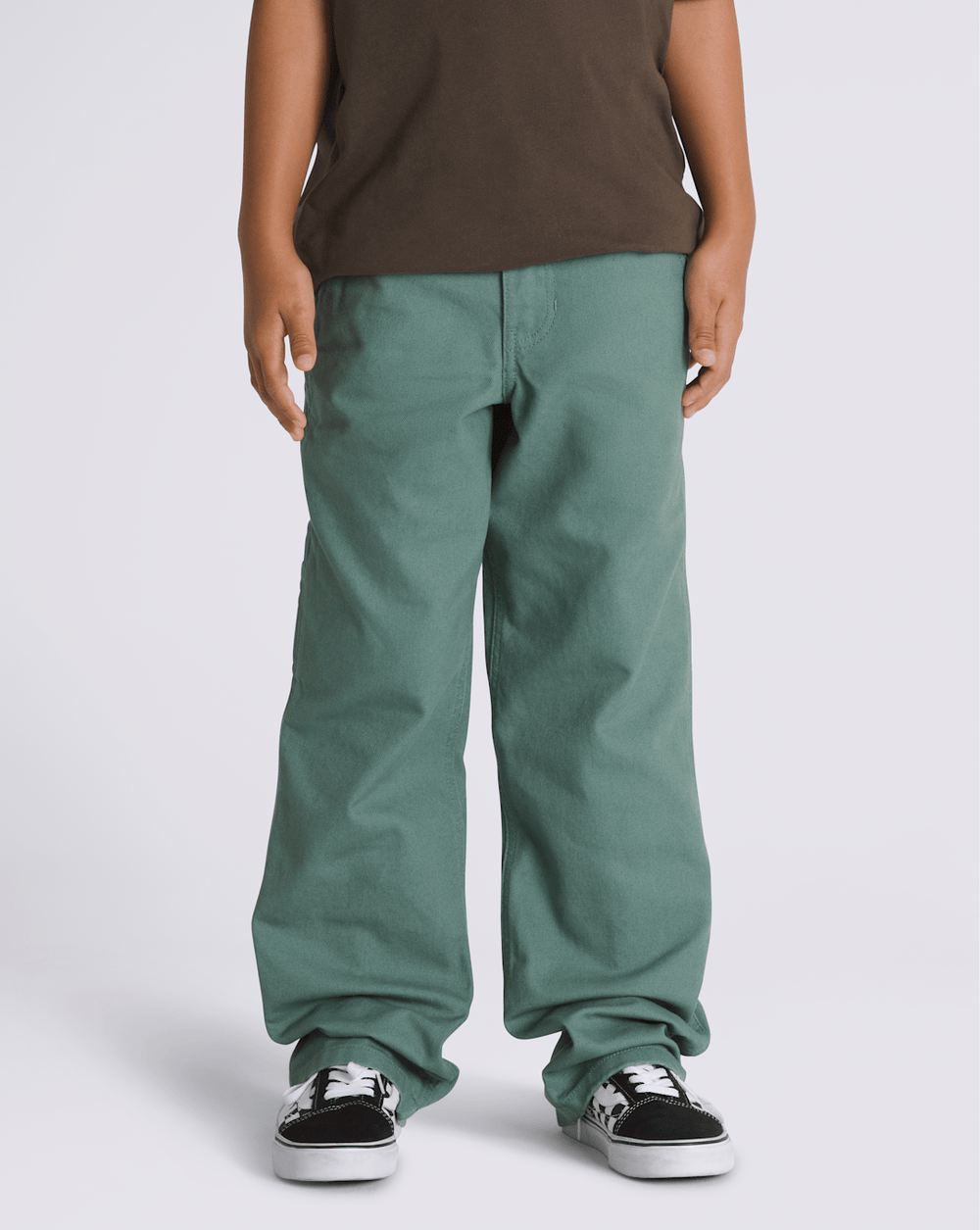 Kids Drill Chore Carpenter Pants in Dark Forest Green | Vans near me