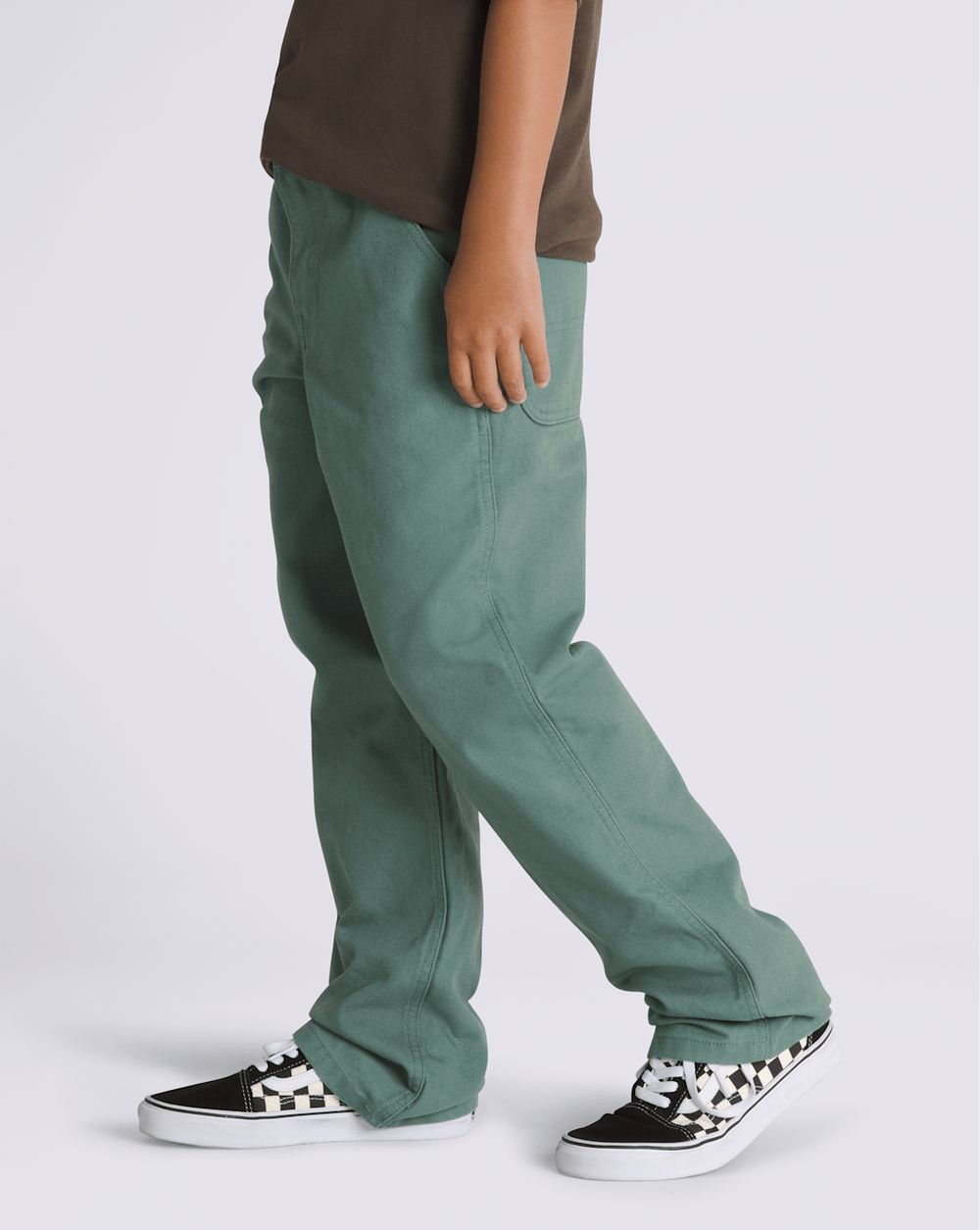 Kids Drill Chore Carpenter Pants in Dark Forest Green | Vans near me