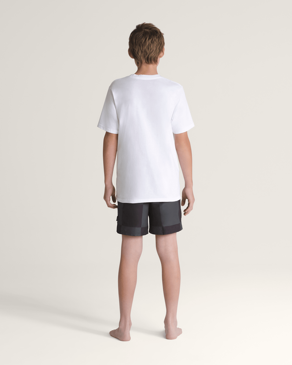 Kids Primary Checkerboard Shorts in Checkerboard Black / Grey | Vans discount