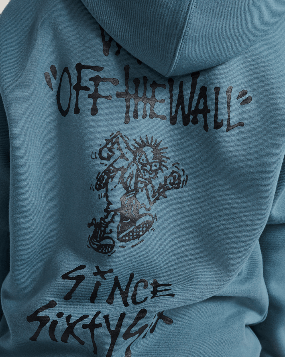 Kids Let Loose Pullover Hoodie in Stormy Weather Black | Vans near me