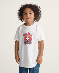 Little Kids Wheely Love Vans T-Shirt in White | Vans online