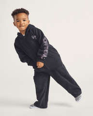 Little Kids Scribbled Past Zip Hoodie in Black | Vans near me