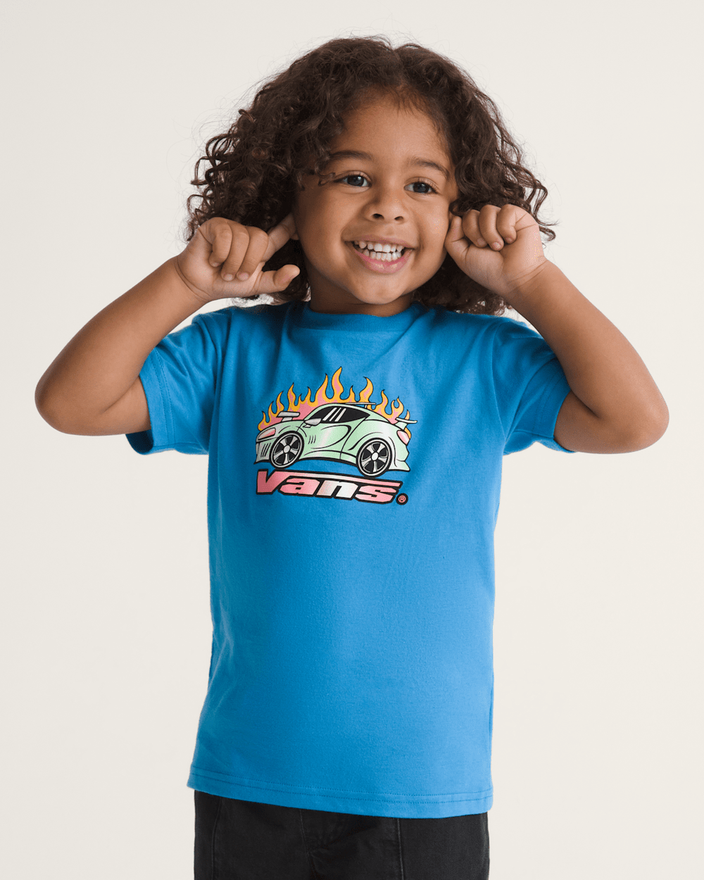 Little Kids Formula V66 T-Shirt in Bright Azure Blue | Vans sale