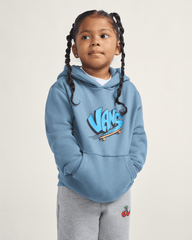 Little Kids Vans Sk8 Pullover Hoodie in Stormy Weather Black | Vans near me