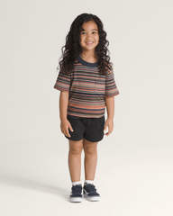 Little Kids Joy Ruffled Shorts in Black | Vans outlet