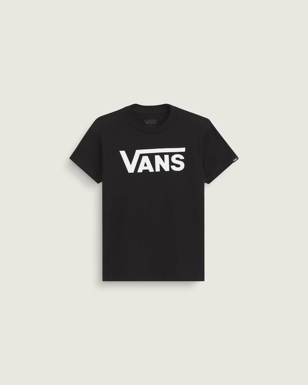 Toddler Vans Classic Kids Black/White T-Shirt | Vans outlet