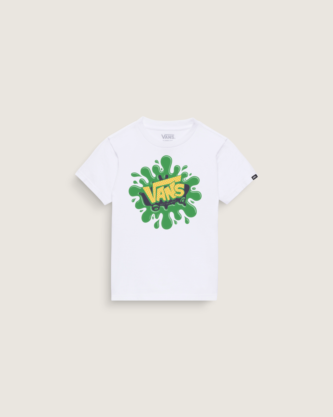 Little Kids Splat T-Shirt in White | Vans discount