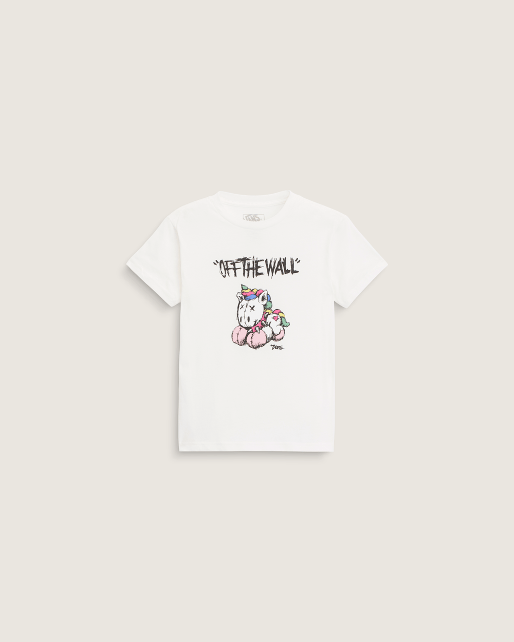 Little Kids Unicorn T-Shirt in Marshmallow White | Vans online
