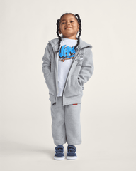 Little Kids Sk8 Posse Zip Hoodie in Cement Heather Grey | Vans near me