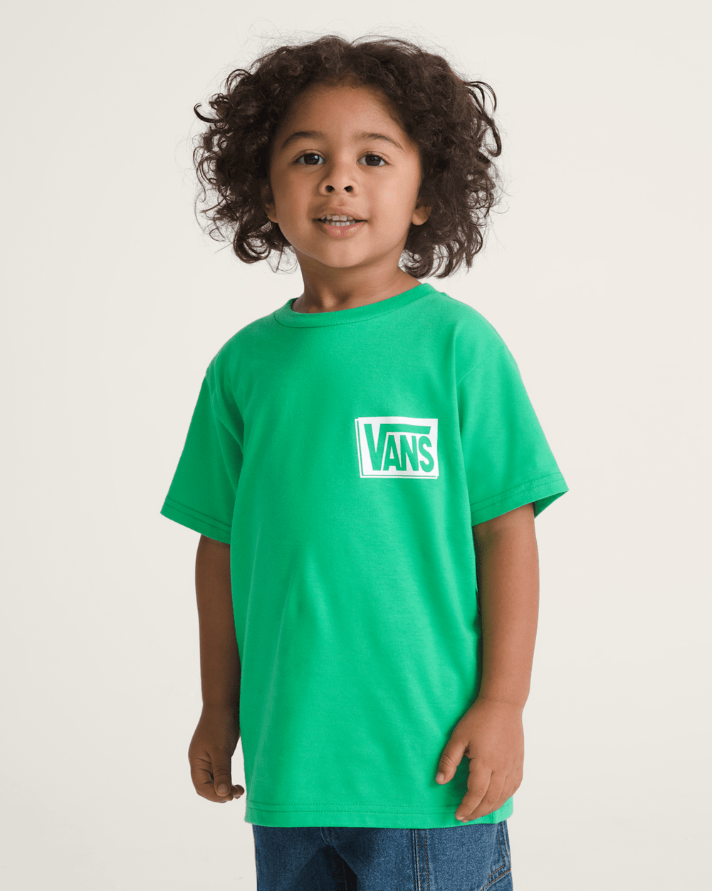 Little Kids Sano T-Shirt in Vivid Verdant Green | Vans online