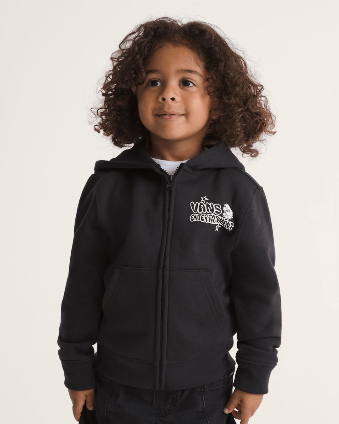 Little Kids Vans Entertainment Zip Hoodie in Black | Vans sale