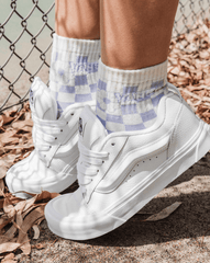 Knu Skool Shoe in True White | Vans outlet