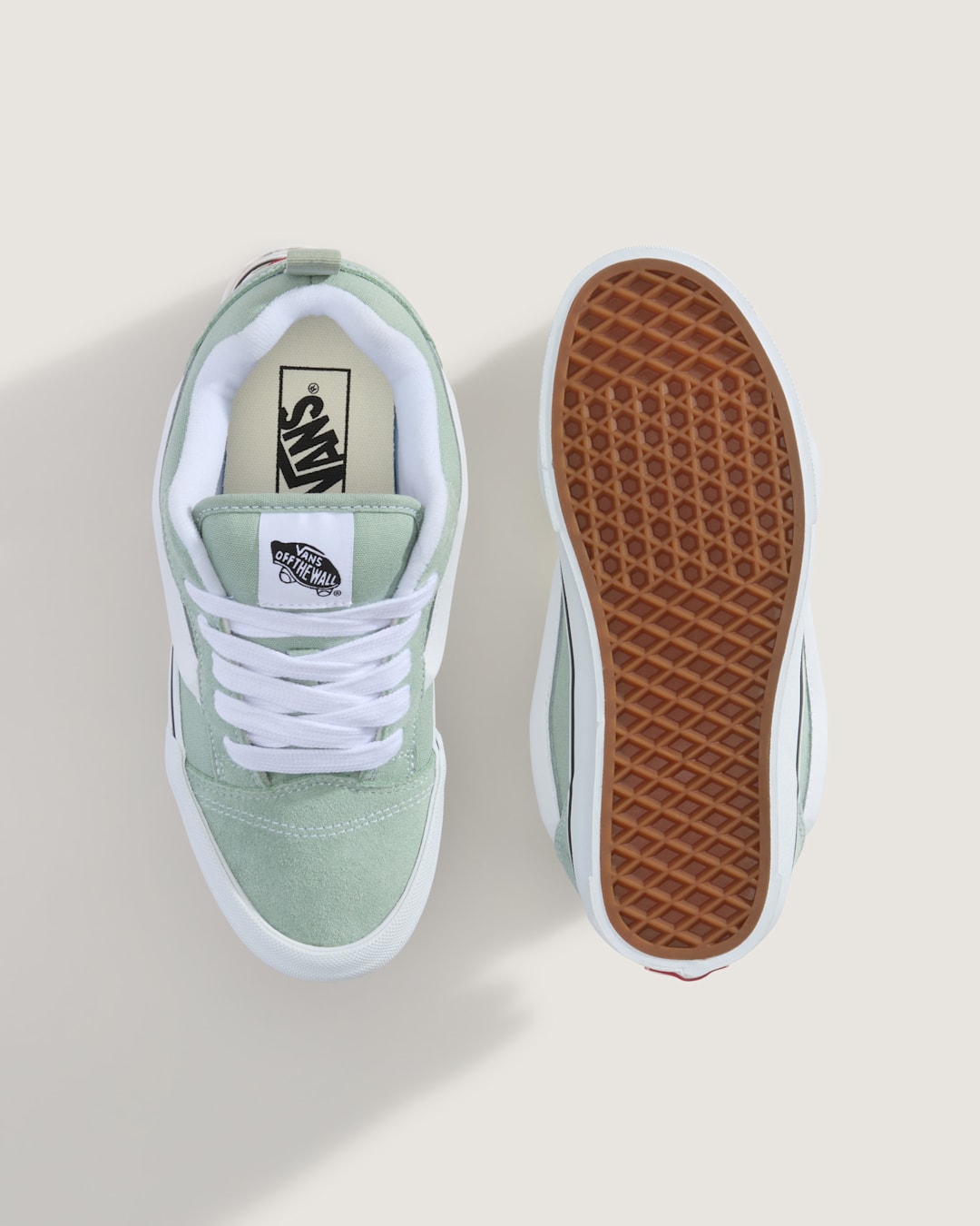 Knu Skool Shoe in Grey Olive Green | Vans near me