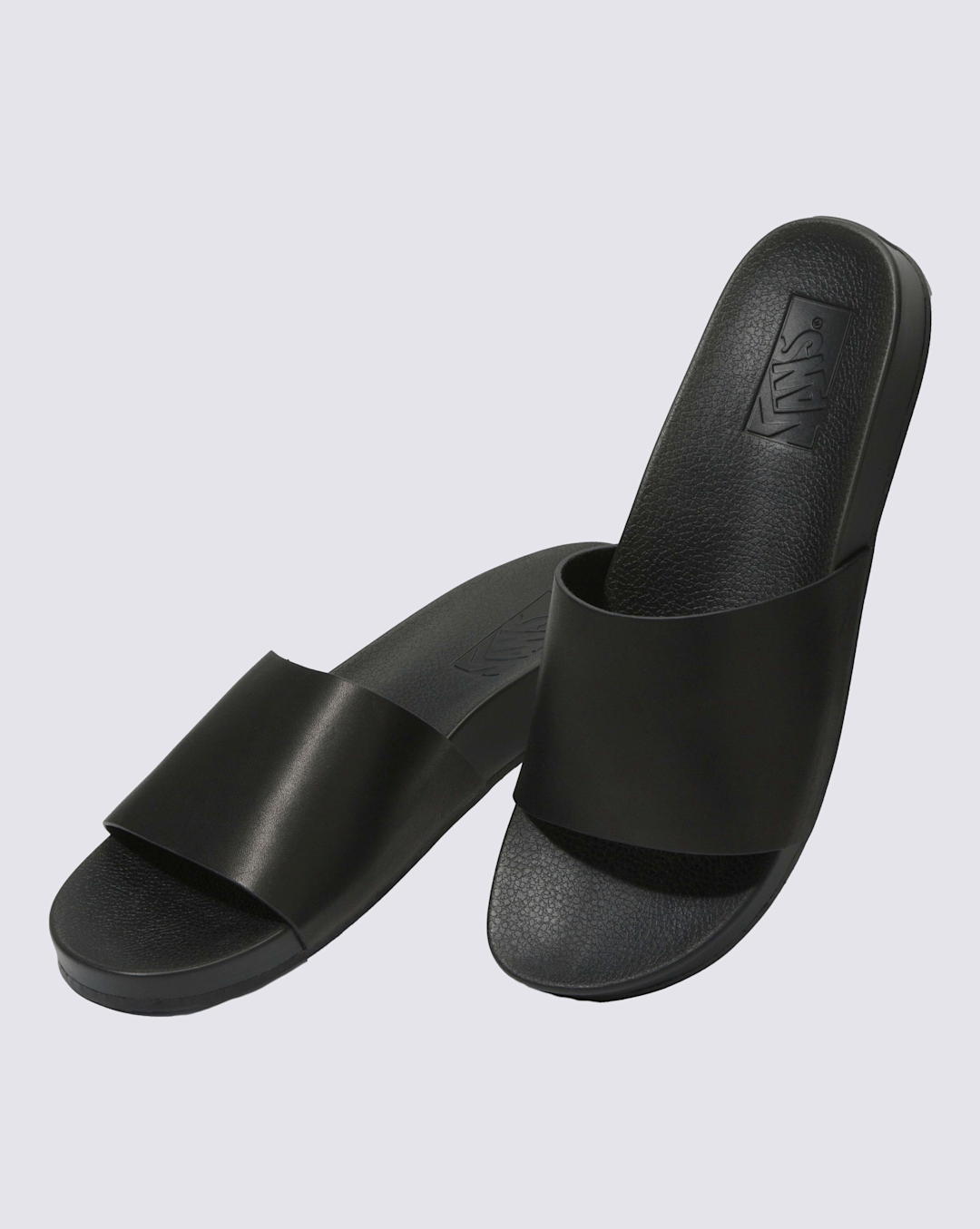 Decon Slide Leather Black Surf Sandals | Vans near me