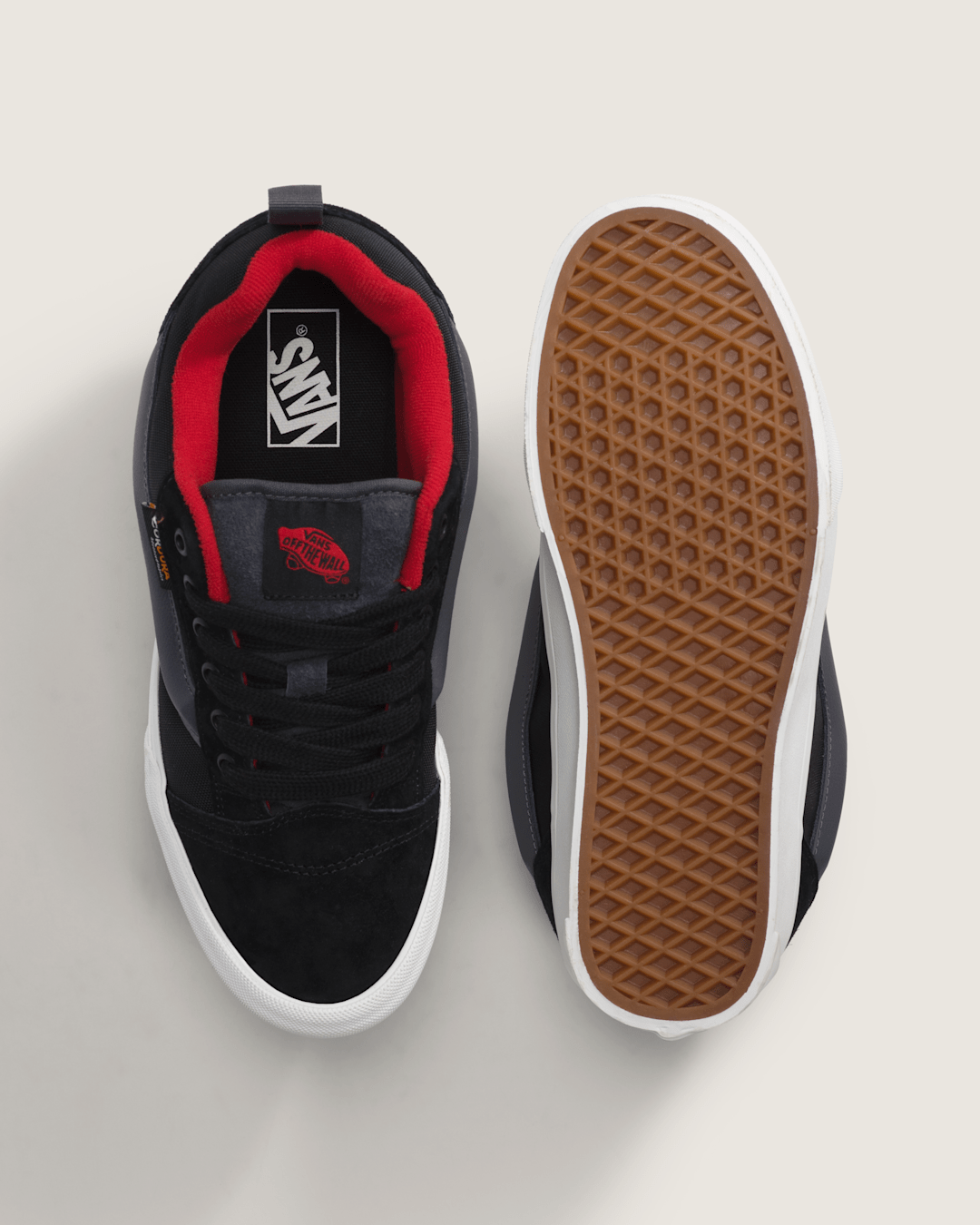 Knu Skool Cordura Shoe in Black / Grey | Vans discount