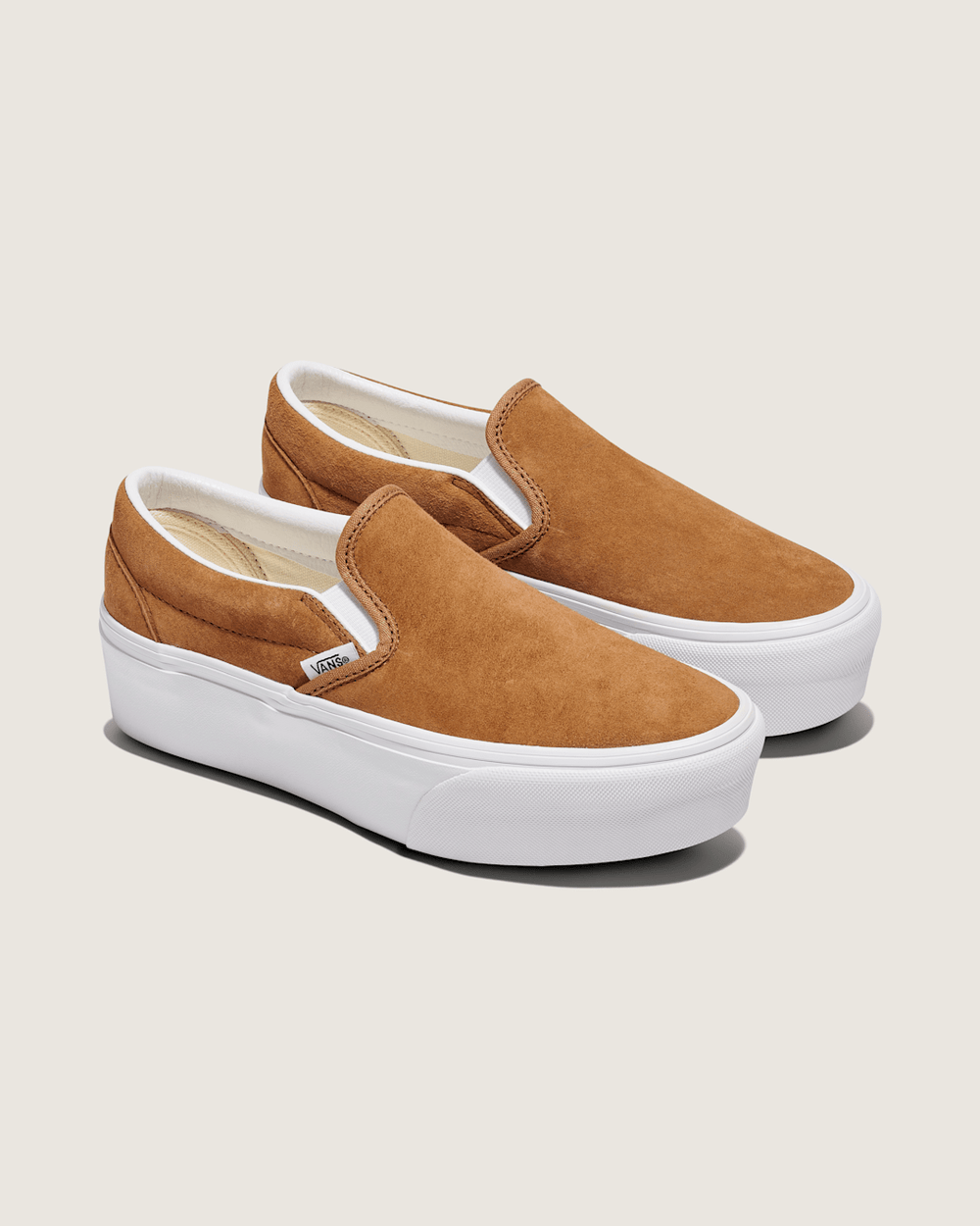 Classic Slip-On Platform Shoe in Chipmunk Brown | Vans outlet