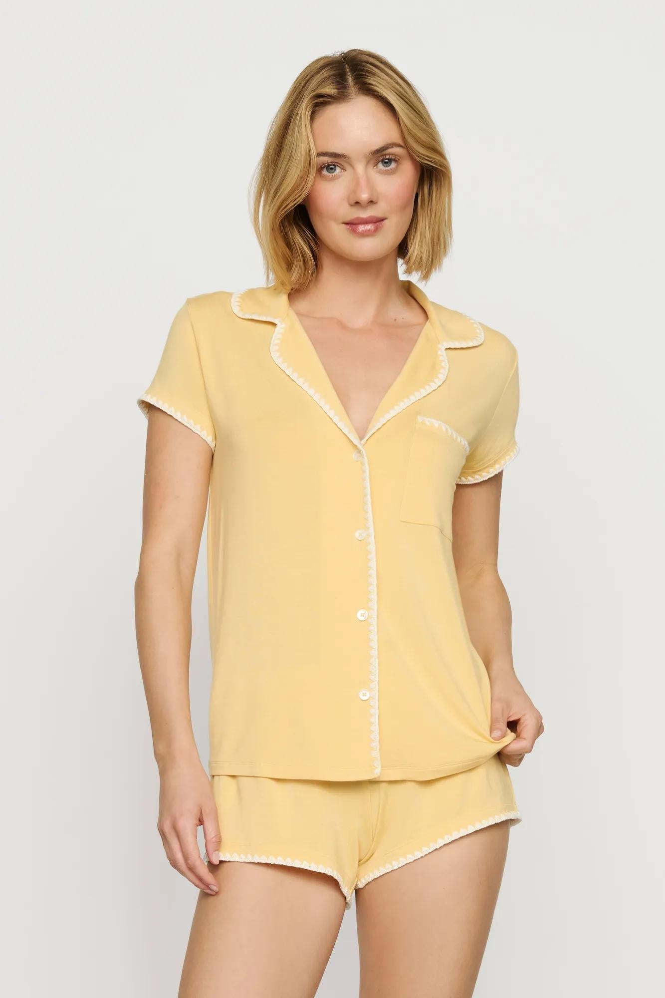 Eberjey Frida TENCEL™ Modal Shortie Short PJ Set