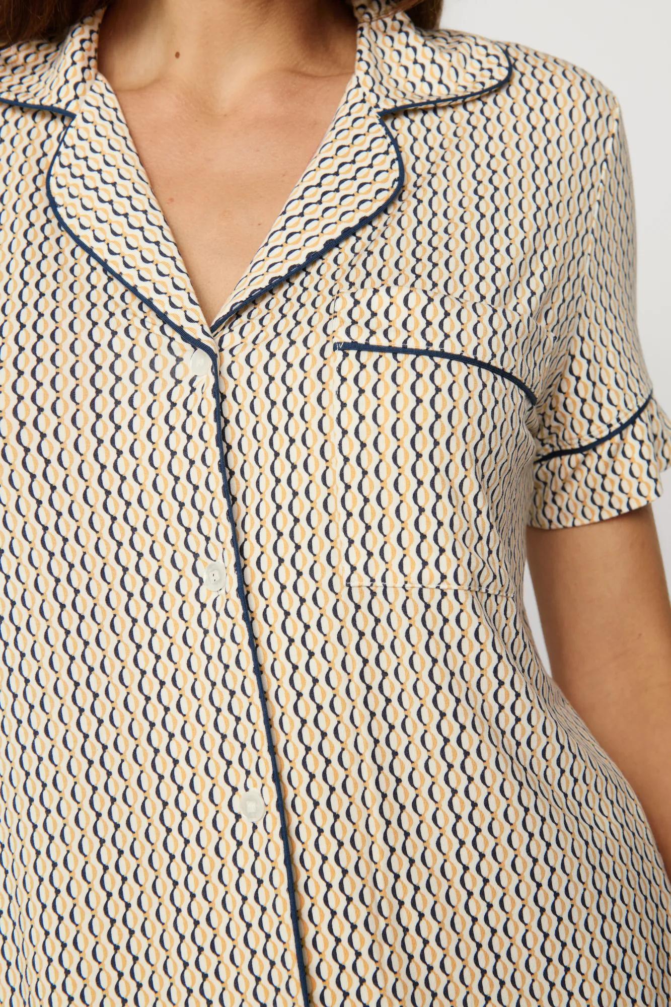 Eberjey Gisele Printed TENCEL™ Modal Relaxed Short PJ Set