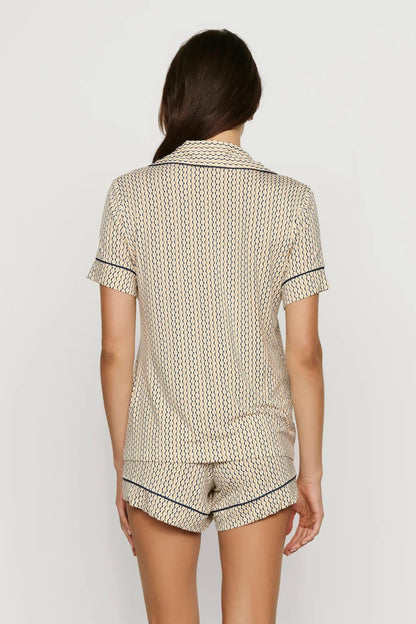 Eberjey Gisele Printed TENCEL™ Modal Relaxed Short PJ Set
