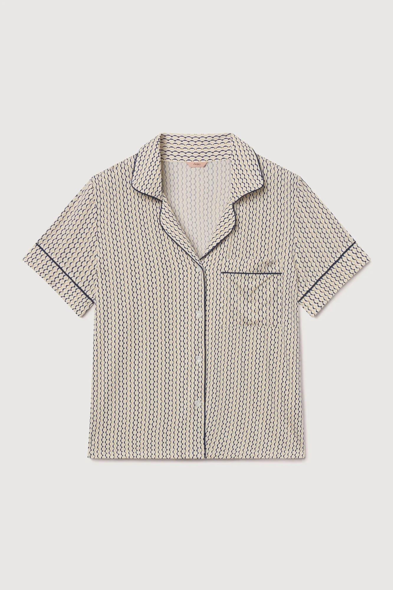 Eberjey Gisele Printed TENCEL™ Modal Relaxed Short PJ Set