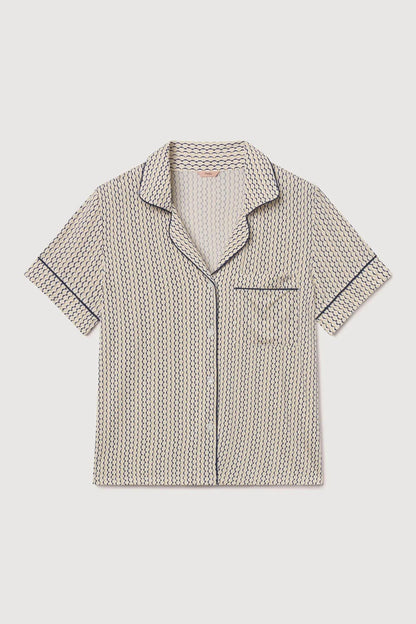 Eberjey Gisele Printed TENCEL™ Modal Relaxed Short PJ Set