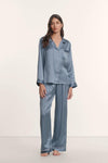Duo Stripe Slate Blue/Ivory