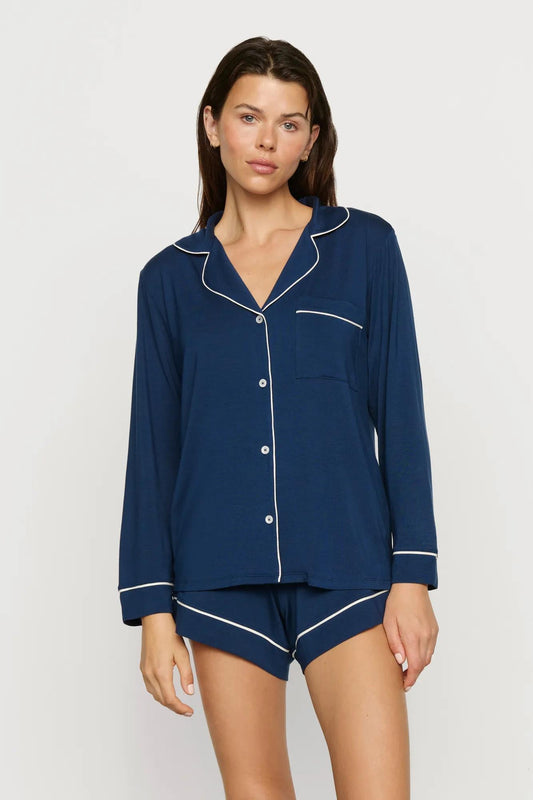 Eberjey Gisele TENCEL™ Modal Long Sleeve Short PJ Set