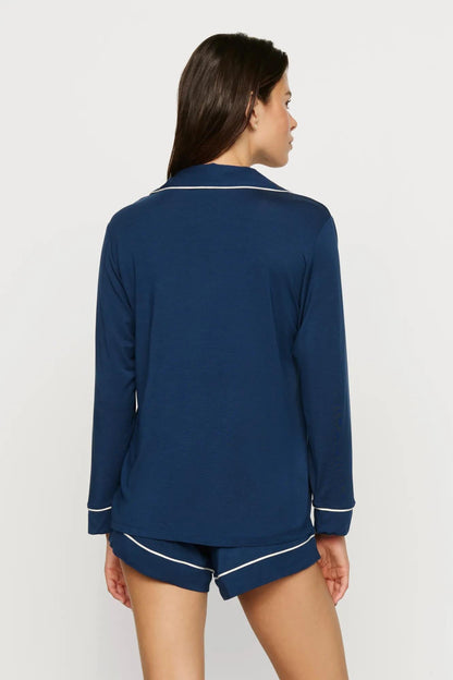 Eberjey Gisele TENCEL™ Modal Long Sleeve Short PJ Set
