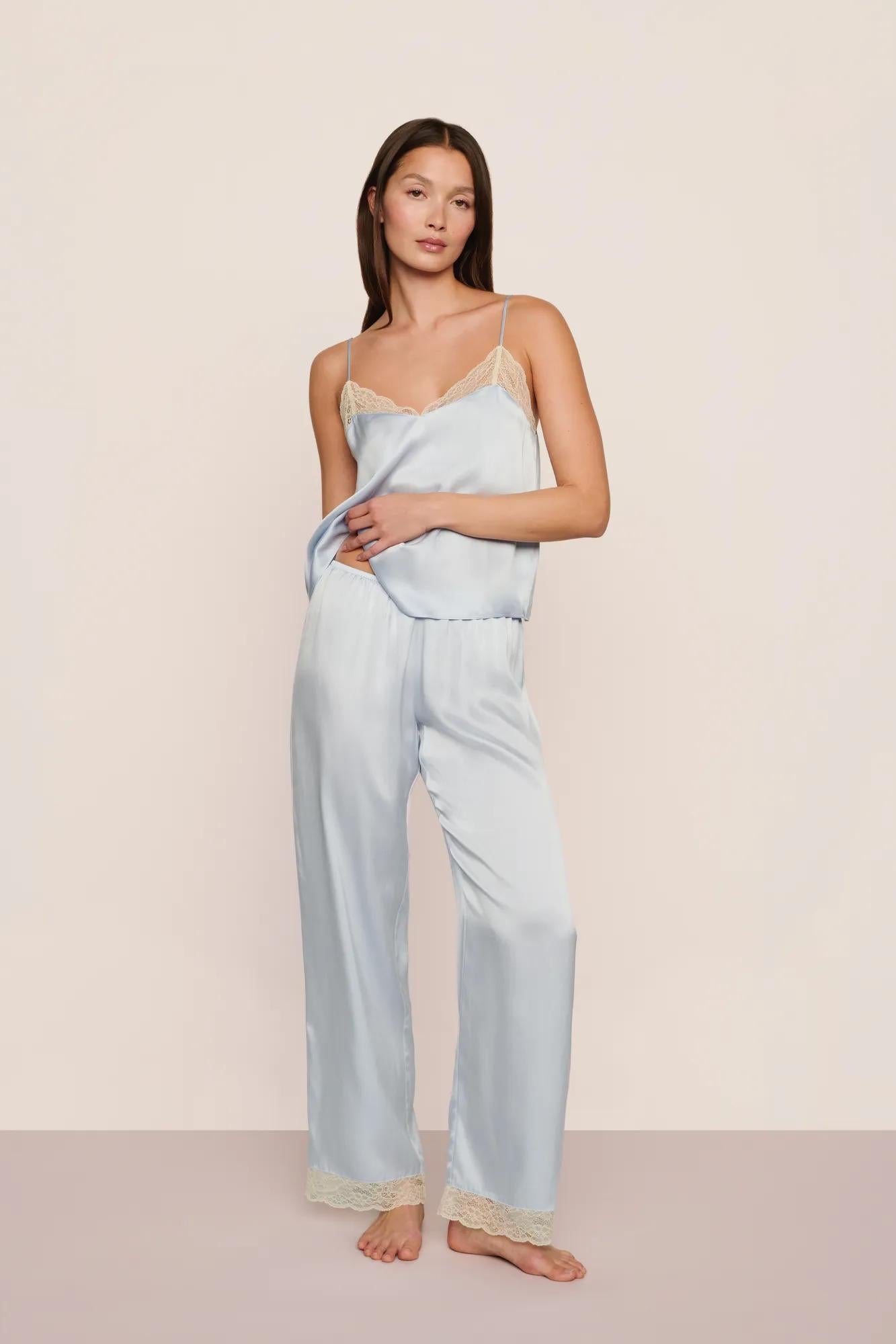 Eberjey Washable Silk Lace Cami & Pant Set