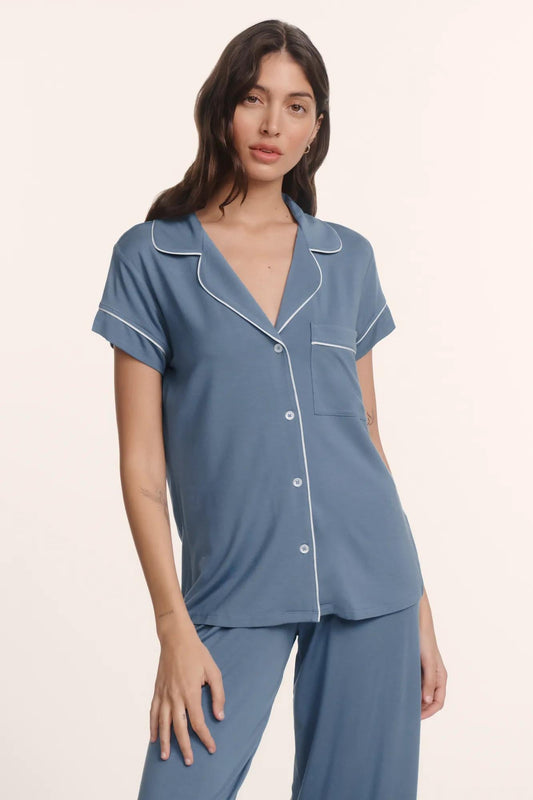 Eberjey Gisele TENCEL™ Modal Short Sleeve Cropped PJ Set