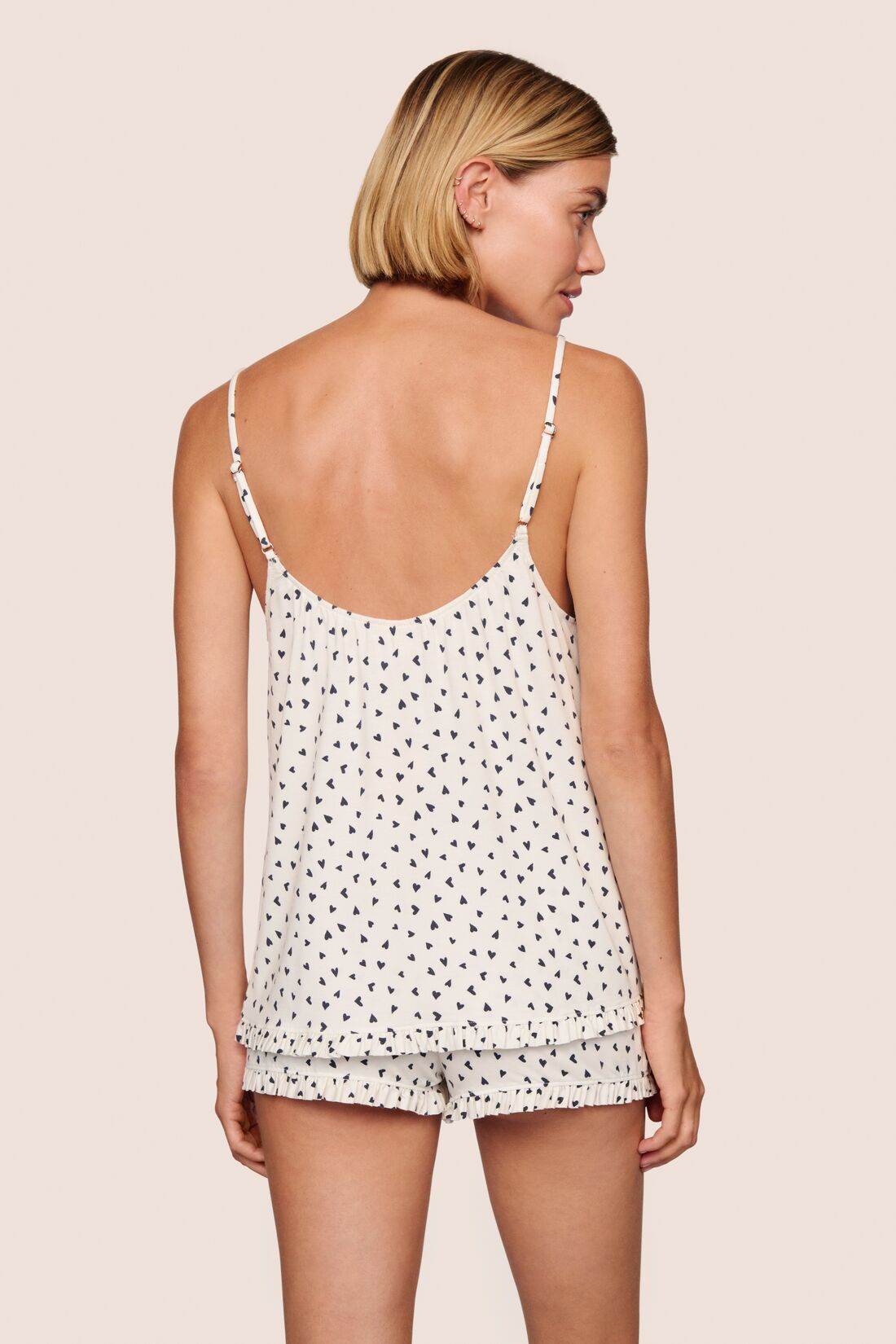 Eberjey Gisele TENCEL™ Printed Modal Ruffle Cami & Shortie Short Set
