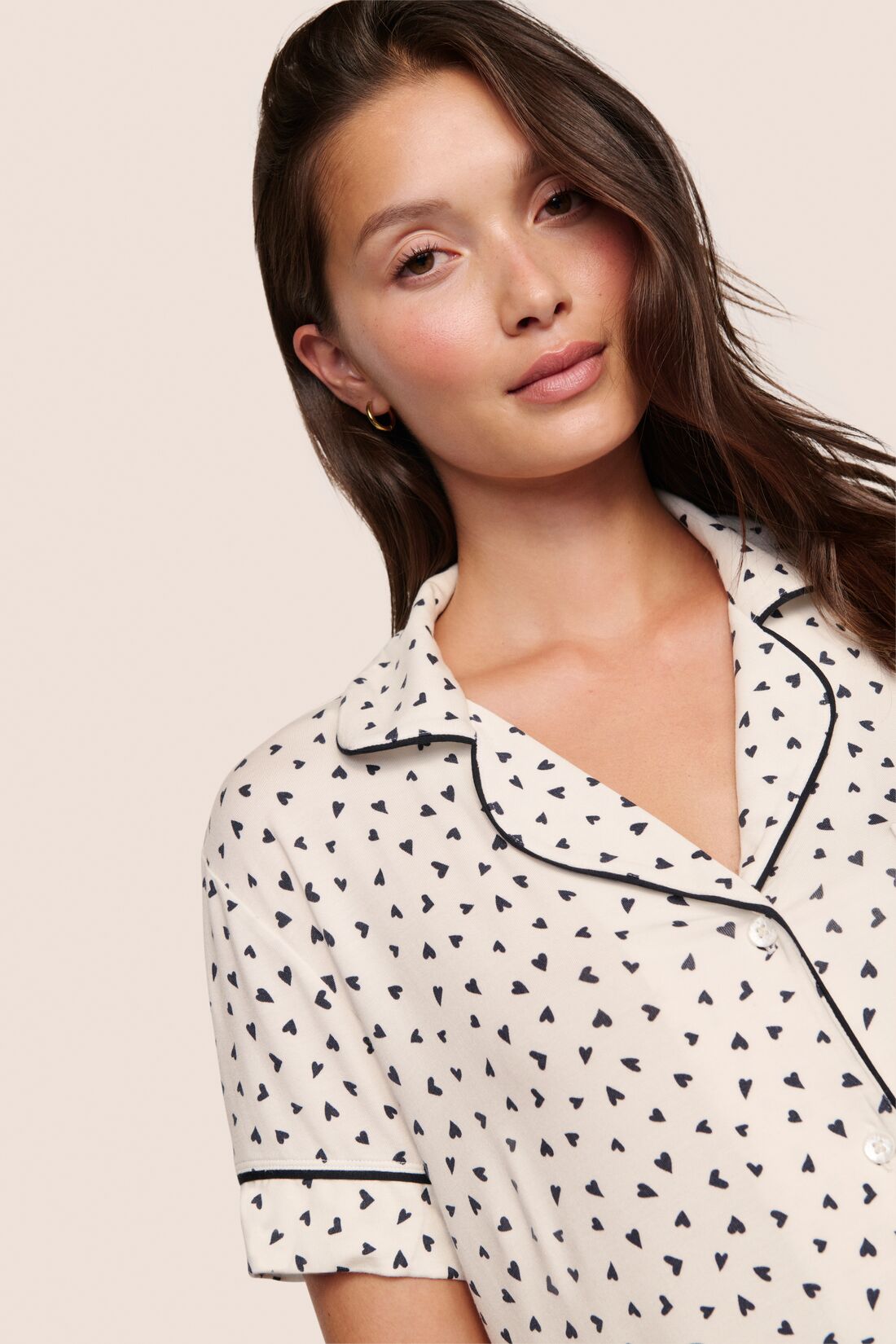 Eberjey Gisele Printed TENCEL™ Modal Relaxed Short PJ Set