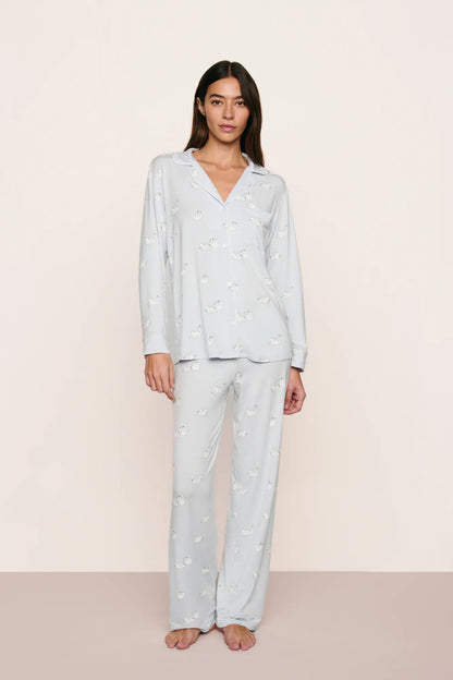 Eberjey Gisele Printed TENCEL™ Modal Long PJ Set