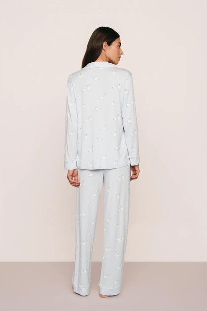 Eberjey Gisele Printed TENCEL™ Modal Long PJ Set