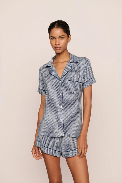 Eberjey Gisele Printed TENCEL™ Modal Relaxed Short PJ Set