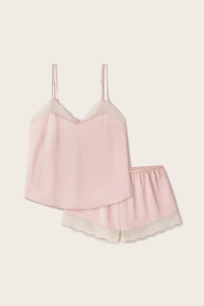 Eberjey Washable Silk Lace Cami & Short Set