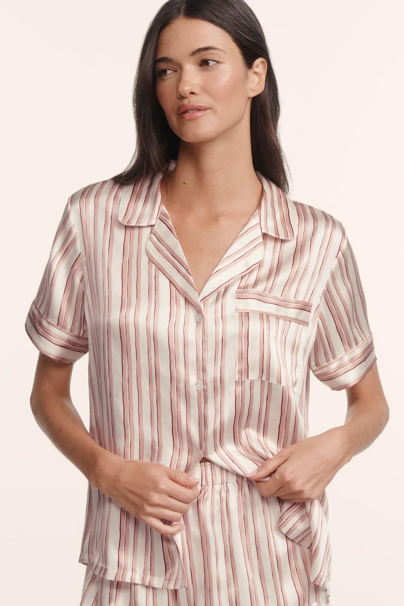 Eberjey Eberjey x ILIA - Inez Washable Silk Printed Short PJ Set