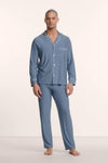 Duo Stripe Slate Blue/Ivory